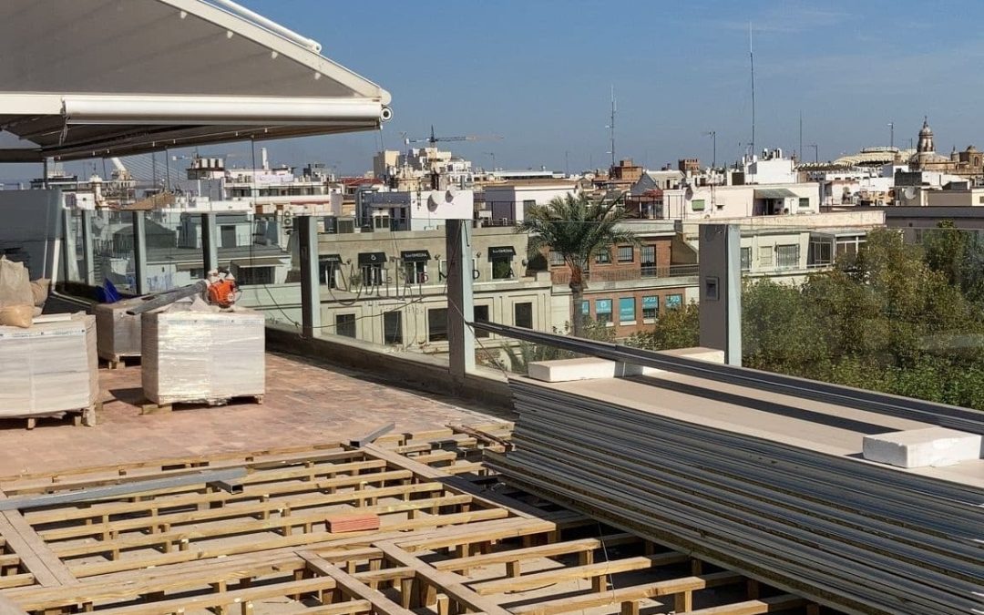 RENOVACION DE INSTALACION ELECTRICA Y COLOCACION DE TIERRAS EN TERRAZA